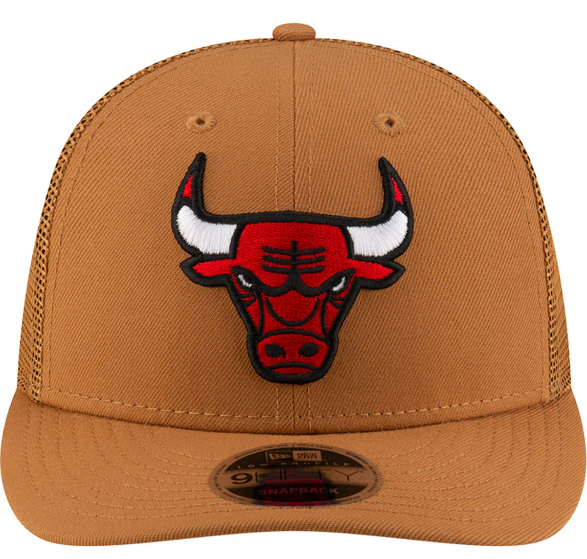 Chicago Bulls New Era Bronze Low Profile Trucker 9FIFTY Snapback Hat