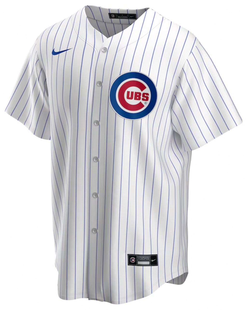 NIKE Men's Derrek Lee Chicago Cubs Premium Twill White Home Replica Jersey
