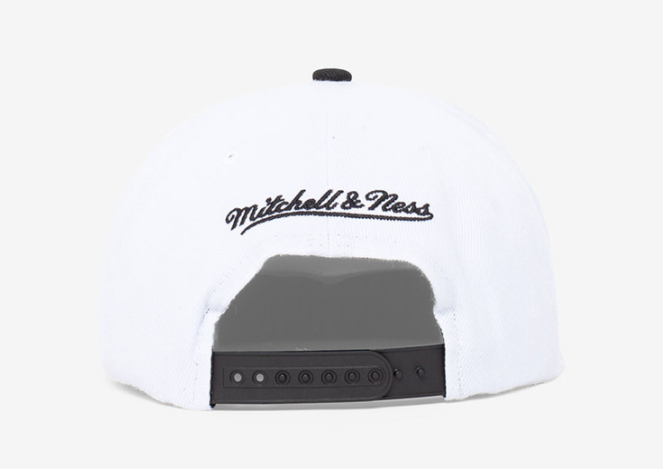 Atlanta Hawks Mitchell & Ness Hardwood Classics Reload 2.0 Snapback Hat - White/Black