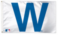 Chicago Cubs "W" Deluxe 3X5 Flag With Grommets