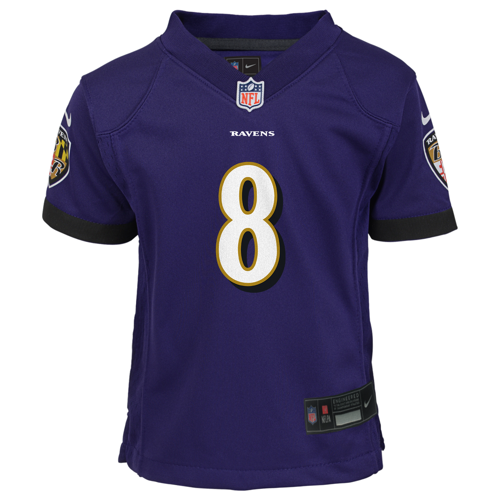 Child Baltimore Ravens Lamar Jackson Purple Home Nike Game Jersey