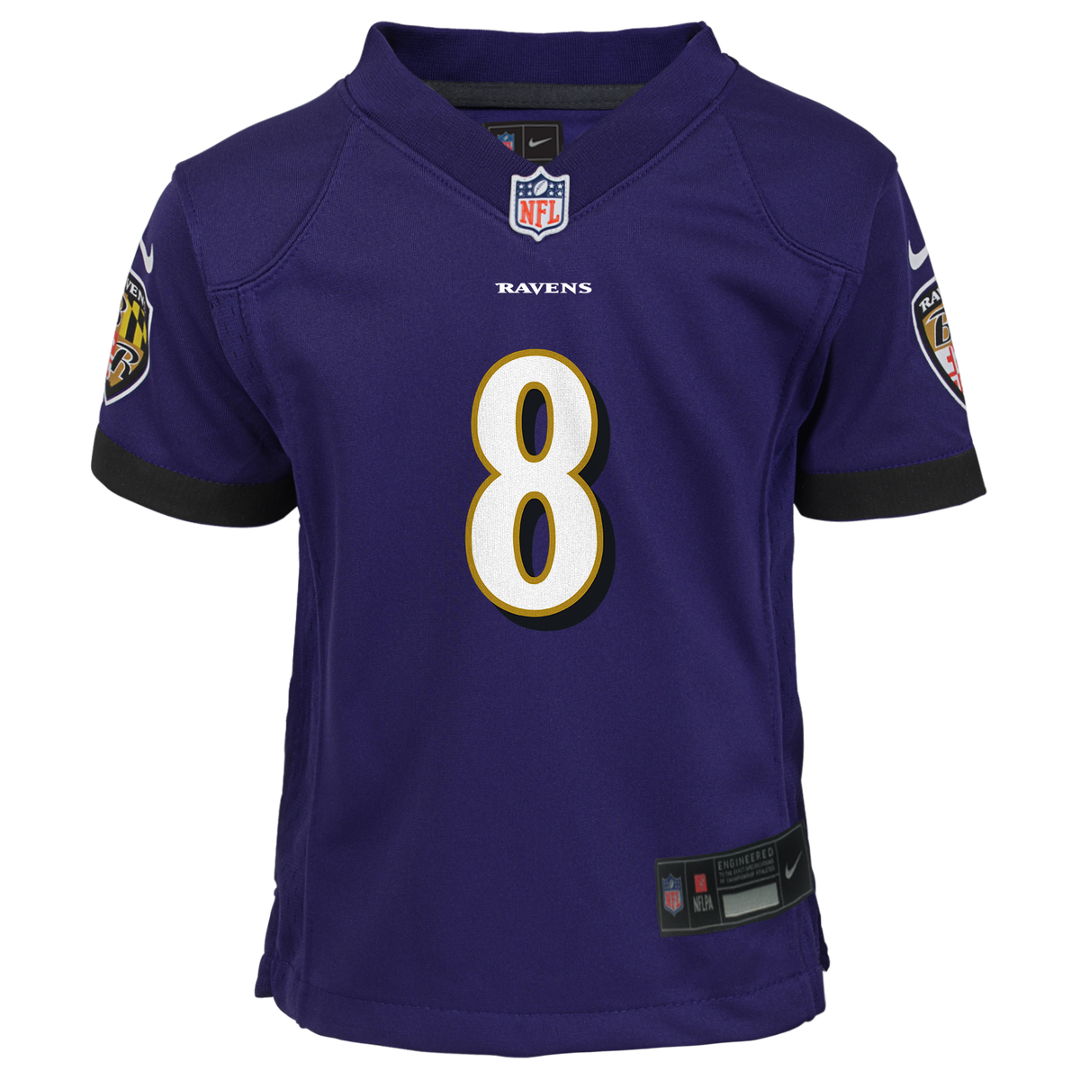 Child Baltimore Ravens Lamar Jackson Purple Home Nike Game Jersey