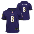 Child Baltimore Ravens Lamar Jackson Purple Home Nike Game Jersey