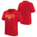 Youth Kansas City Chiefs NIKE Red Team Muscle Tee