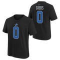 Youth Jahmyr Gibbs Detroit Lions Nike Black FUSE Name & Number T-Shirt