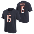 Youth Rome Odunze Chicago Bears Nike Navy FUSE Name & Number T-Shirt