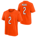 Youth DJ Moore Chicago Bears Nike Orange FUSE Name & Number T-Shirt