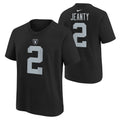 Youth Nike Ashton Jeanty Las Vegas Raiders Black Name & Number T-Shirt