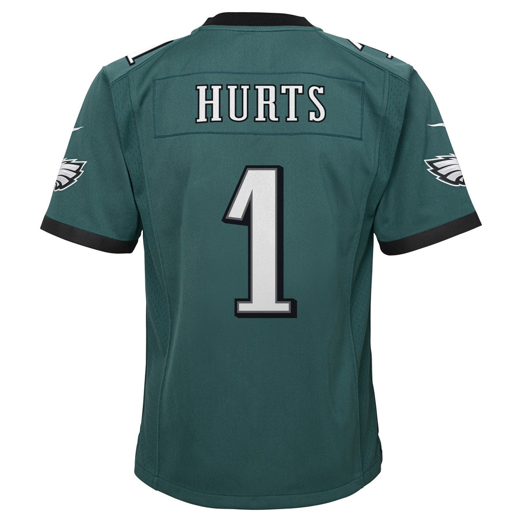 Youth Jalen Hurts Philadelphia Eagles Green Nike Game Jersey