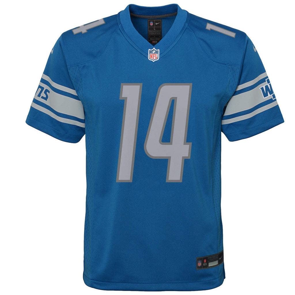 Youth Detroit Lions Amon-Ra St. Brown Nike Blue Game Jersey