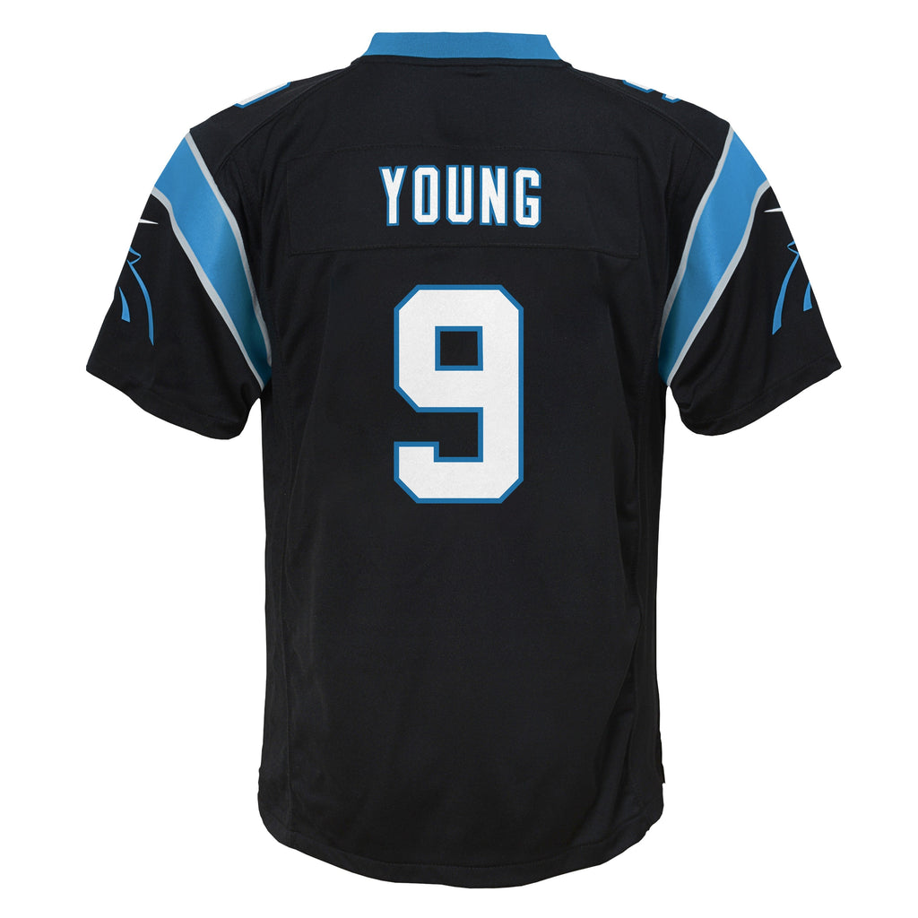 Youth Carolina Panthers Bryce Young Nike Black Game Jersey