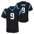 Youth Carolina Panthers Bryce Young Nike Black Game Jersey