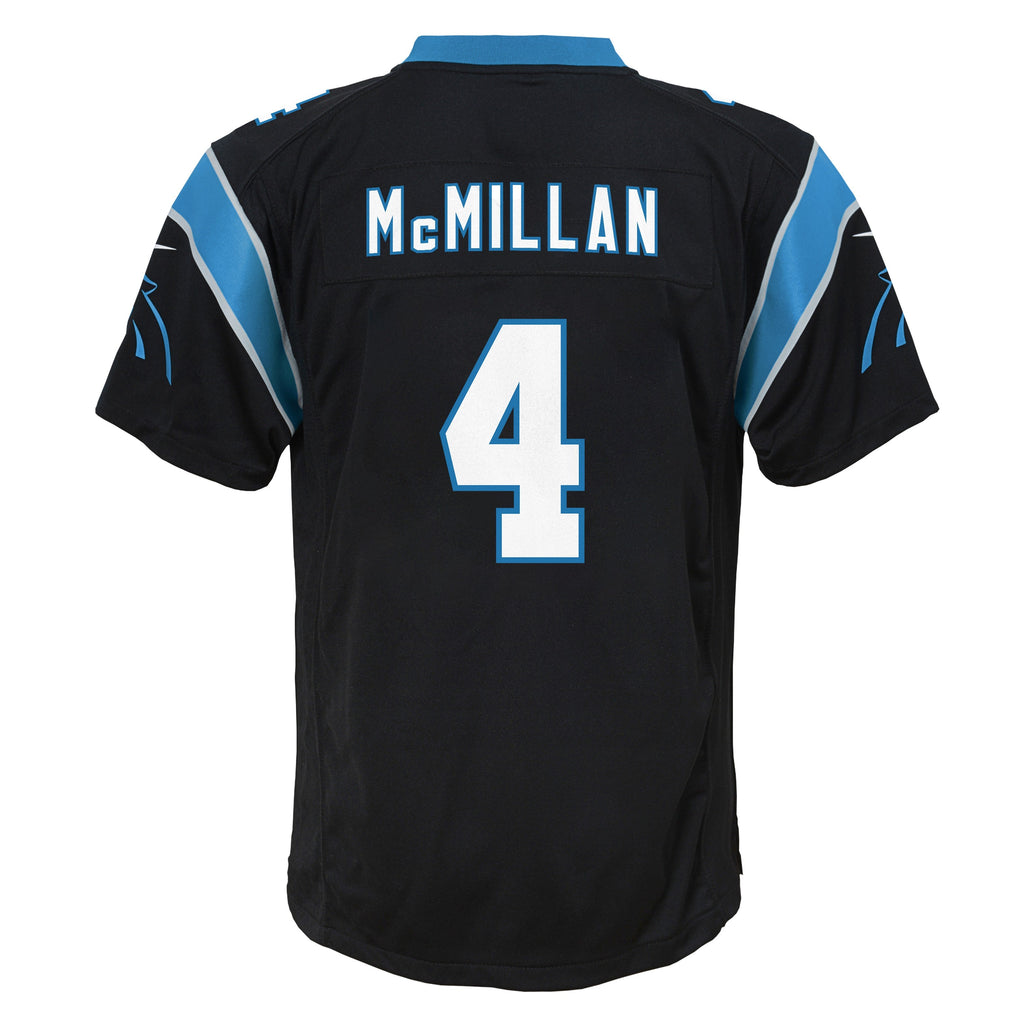 Youth Tetairoa McMillan Carolina Panthers Black Nike Game Jersey