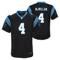 Youth Tetairoa McMillan Carolina Panthers Black Nike Game Jersey