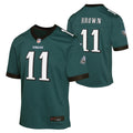 Youth AJ Brown Philadelphia Eagles 24 Midnight Green Nike Game Jersey