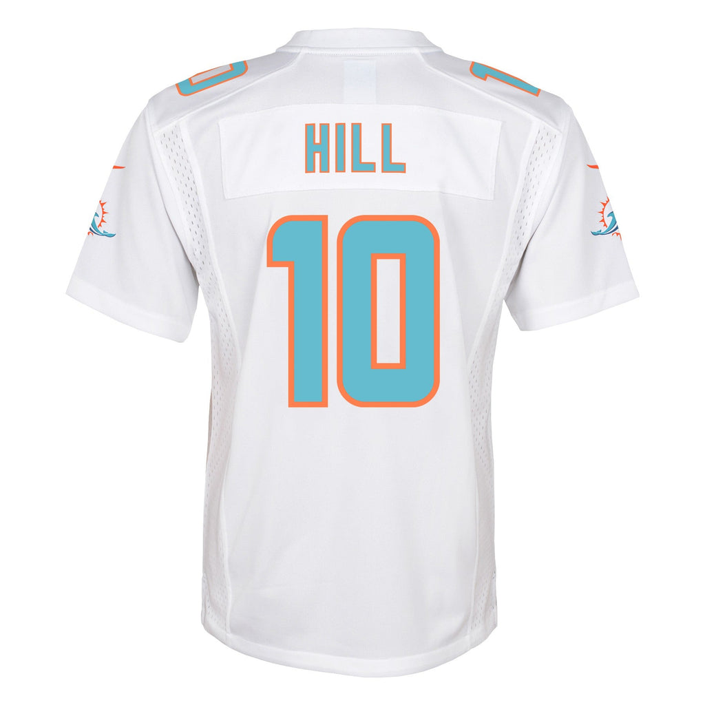 Youth Tyreek Hill Miami Dolphins Nike White Game Replica Jersey