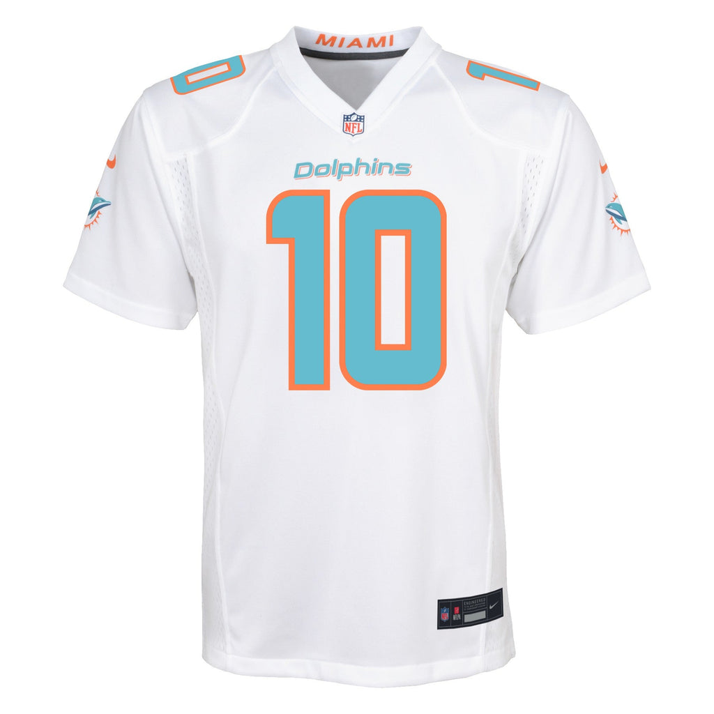Youth Tyreek Hill Miami Dolphins Nike White Game Replica Jersey