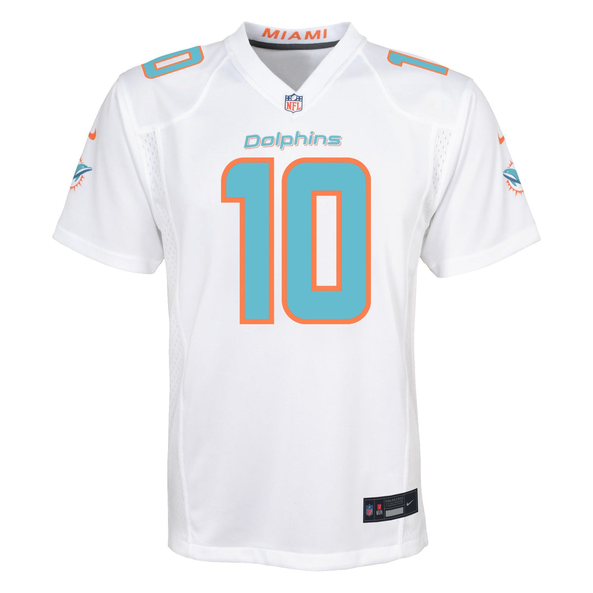 Youth Tyreek Hill Miami Dolphins Nike White Game Replica Jersey