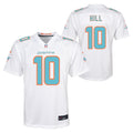 Youth Tyreek Hill Miami Dolphins Nike White Game Replica Jersey