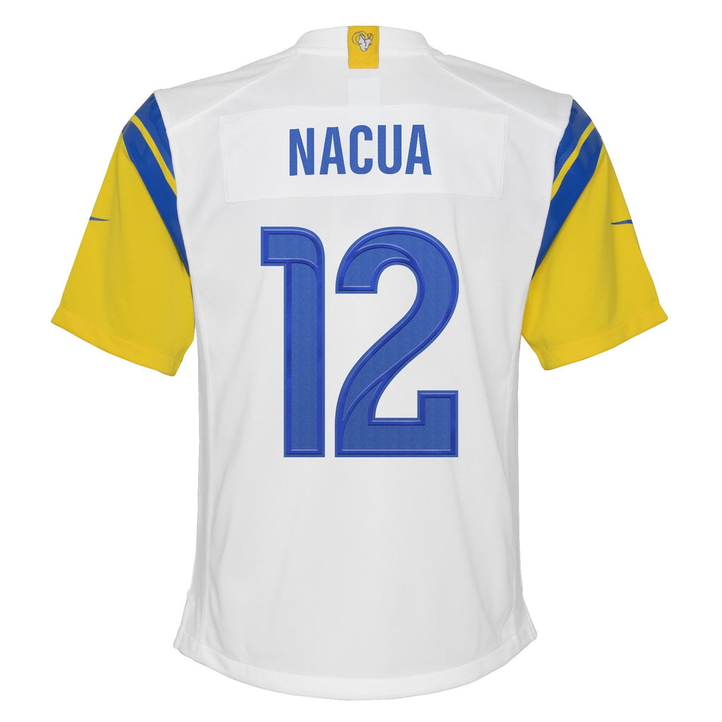 Youth Los Angeles Rams Puka Nacua Nike White Alternate Game Jersey