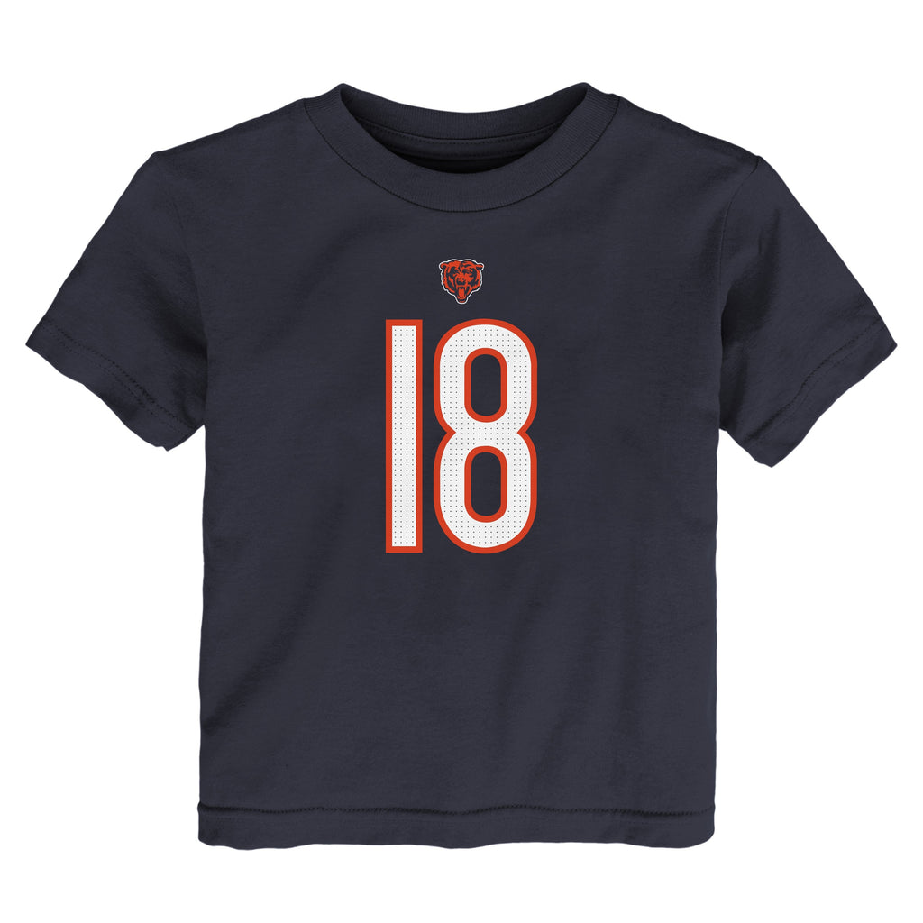 Toddler Caleb Williams Chicago Bears Nike Navy FUSE Name & Number T-Shirt