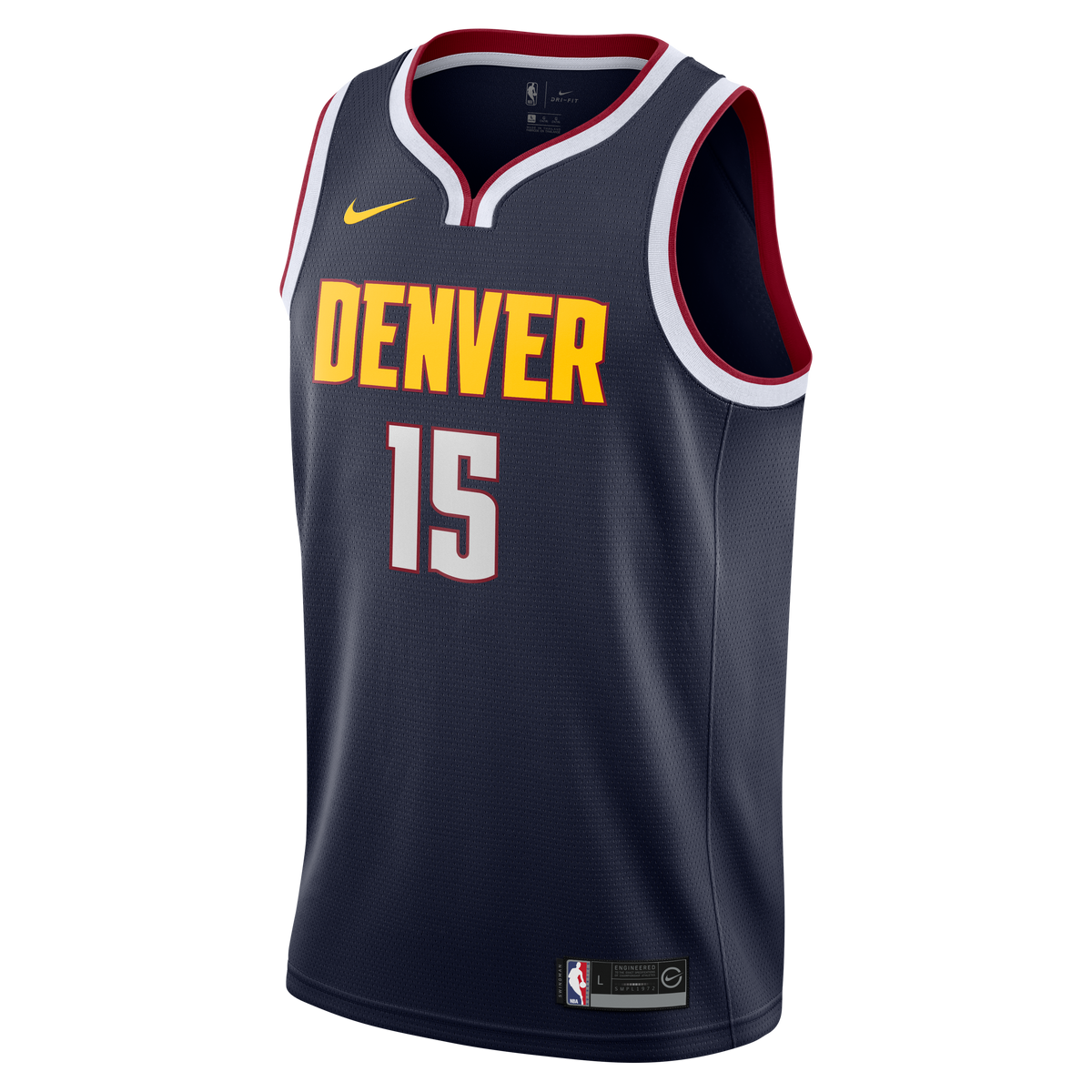Youth Golden Denver Nuggets Nikola Jokic Nike Navy Swingman Icon Jersey
