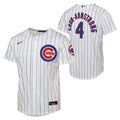 NIKE Youth Chicago Cubs Pete Crow-Armstrong Home White Stadium Replica Jersey
