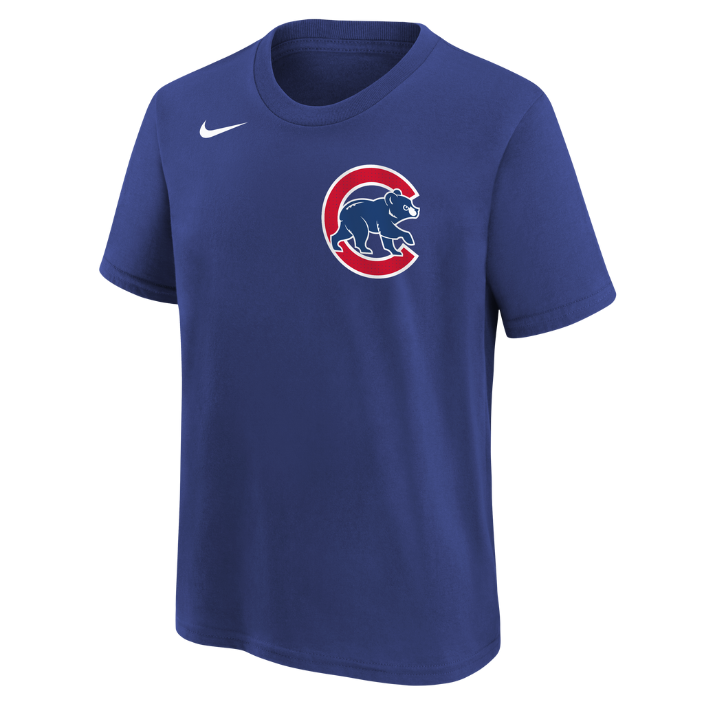 Toddler Chicago Pete Crow-Armstrong Royal Blue Nike Name And Number Tee-2025