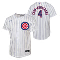 Youth Nike Pete Crow-Armstrong #4 Chicago Cubs White Home Game Replica Jersey
