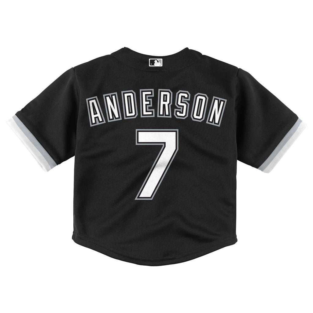 Infant Tim Anderson Chicago White Sox Nike Home Black Replica Team Jersey