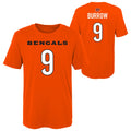 Youth Joe Burrow Cincinnati Bengals Alternate Orange Name & Number T-Shirt