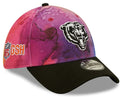 Men's Chicago Bears New Era Crucial Catch 2022 NFL Sideline Mascot Logo Ink 39THIRTY Flex Hat