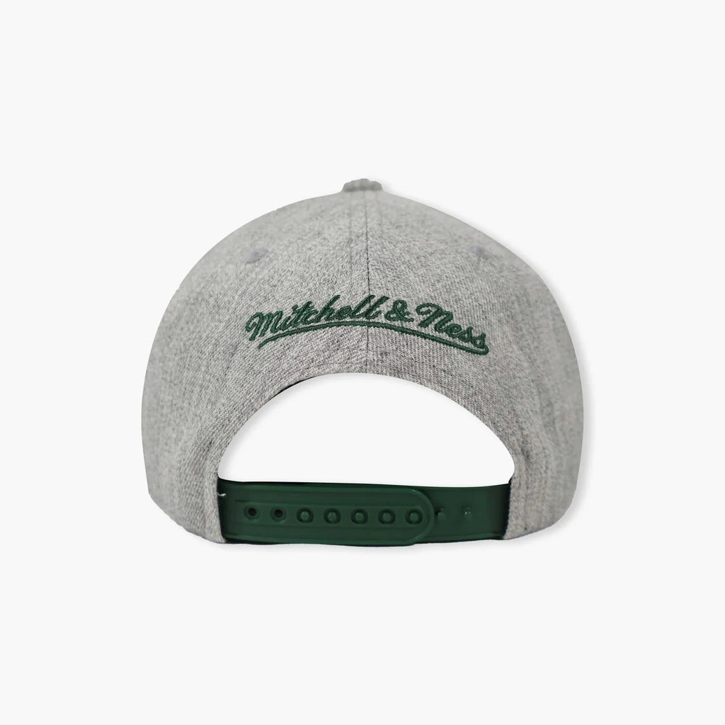 Boston Celtics Team Gray Heathered 2.0 Mitchell & Ness Snapback Hat