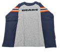 Youth Chicago Bears Gray Reebok Script Long Sleeve T-Shirt