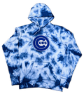 Mens Chicago Cubs New Era Tie-Dye Hoodie