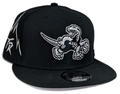 Men's Toronto Raptors New Era 9FIFTY 2021-2022 City Edition Black Snapback Hat