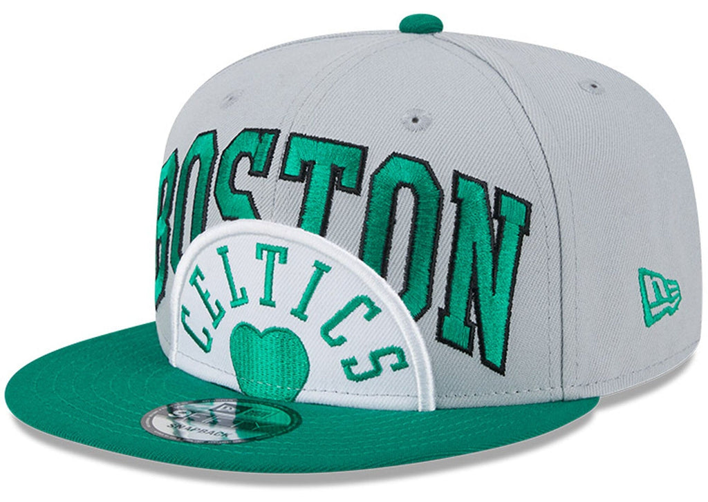 Men's Boston Celtics New Era Gray/Kelly Green Tip-Off Two-Tone 9FIFTY Snapback Hat