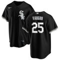 Men's Chicago White Sox Andrew Vaughn Nike Black Alternate Replica Player Name Jersey