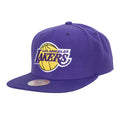 Mens NBA Los Angeles Lakers Purple Team Ground 2.0 Snapback Hat By Mitchell And Ness