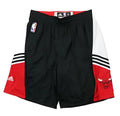 Mens Chicago Bulls Black Adidas Pregame Swingman Shorts