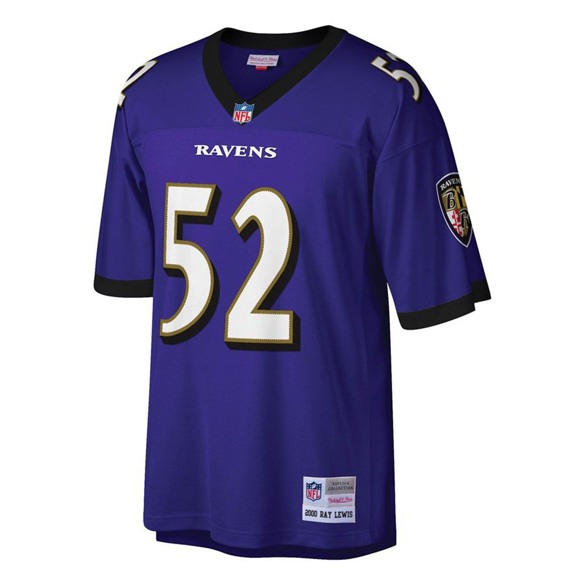 Youth Baltimore Ravens Ray Lewis Mitchell & Ness Purple Retired Player Vintage Replica Jersey