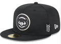 Men's Chicago Cubs New Era Black 2024 Clubhouse 59FIFTY Fitted Hat