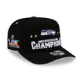 Men's Seattle Seahawks New Era Charcoal Super Bowl LX 9FORTY A-Frame Trucker Adjustable Hat
