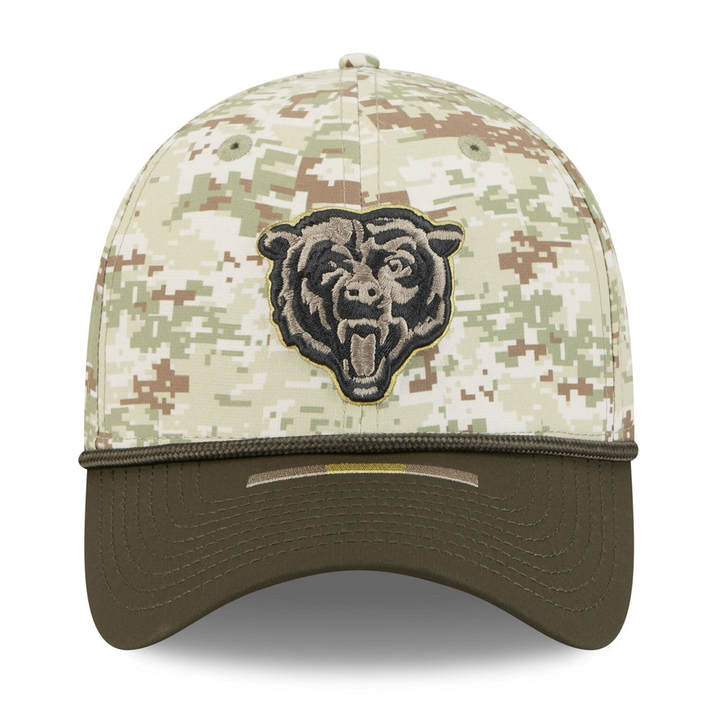 Men's New Era Camo Chicago Bears 2025 Salute to Service 39THIRTY Flex Hat