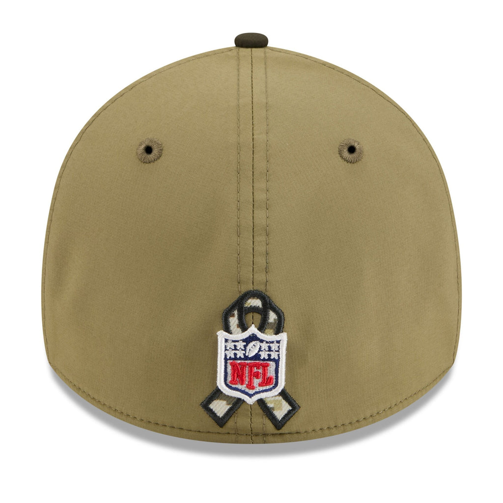 Men's Buffalo Bills New Era Green 2025 Salute to Service 39THIRTY Flex Hat
