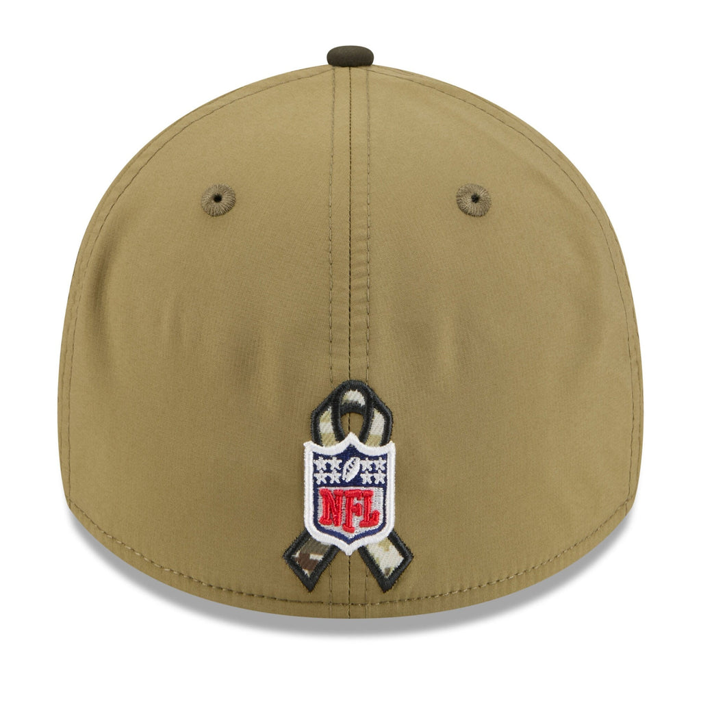 Men's Detroit Lions New Era Green 2025 Salute to Service 39THIRTY Flex Hat