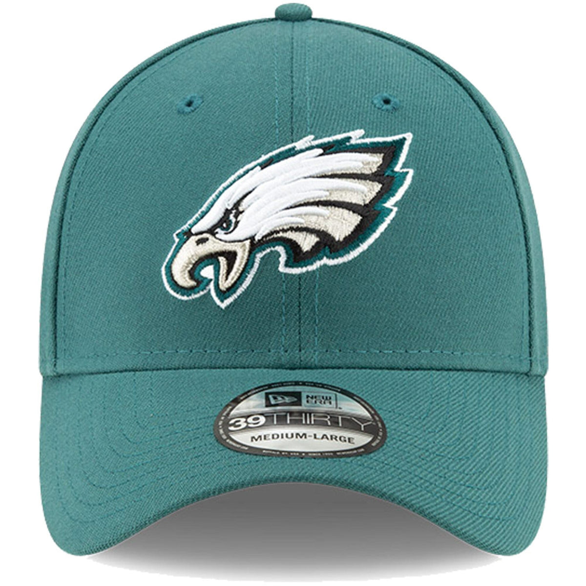 Men's Philadelphia Eagles New Era Midnight Green Team Classic 39THIRTY Flex Hat