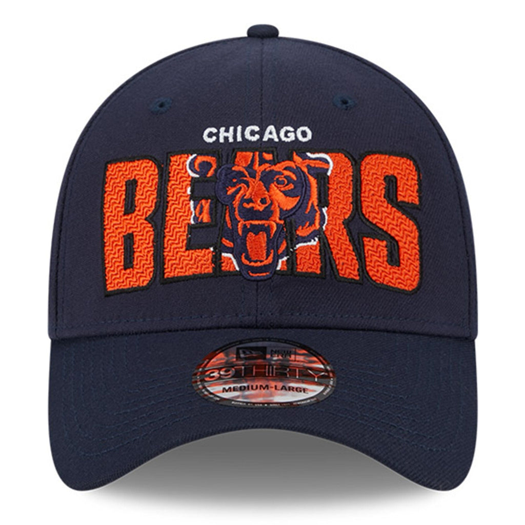 Men's Chicago Bears New Era Navy 2023 NFL Draft 39THIRTY Flex Hat