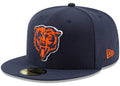 Chicago Bears New Era NFL Team Basic Navy 59FIFTY Cap