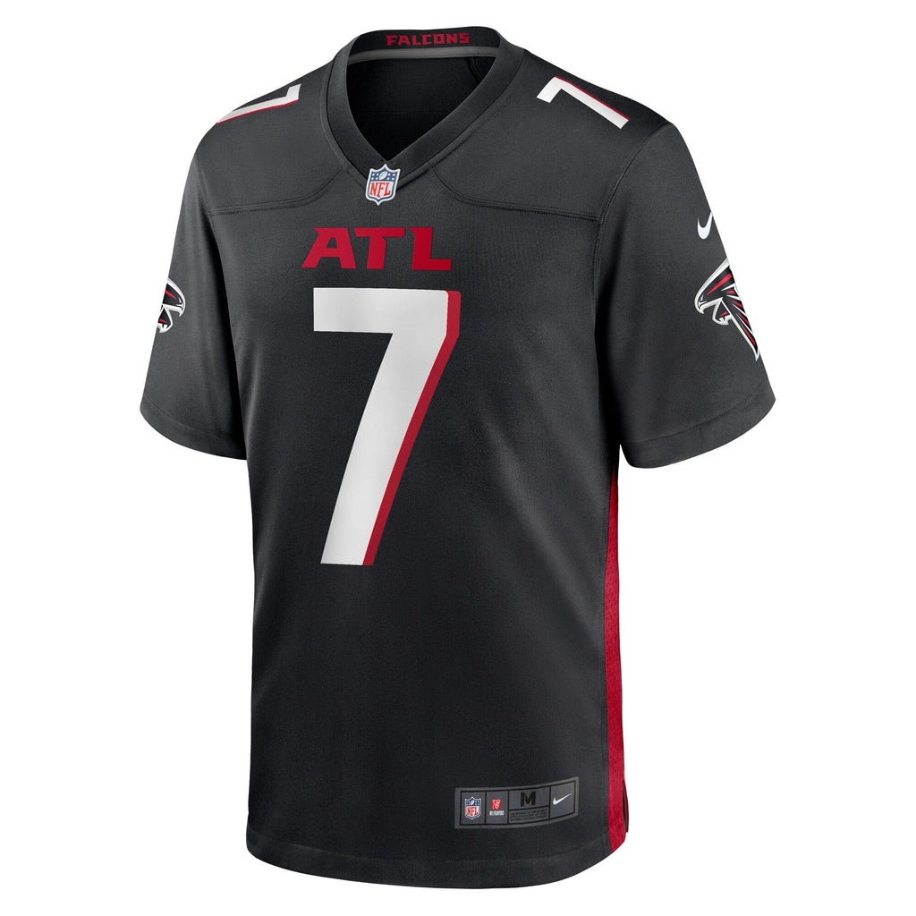 Men's Bijan Robinson Atlanta Falcons Nike Black Game Replica Jersey